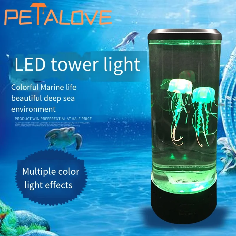 Lava Lamp Desktop - Lampada lava meduse Acquario Luci notturne