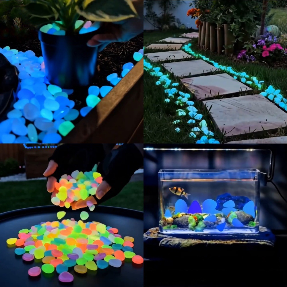 Decor Lighting Pack - Ciottoli luminosi colorati che si illuminano