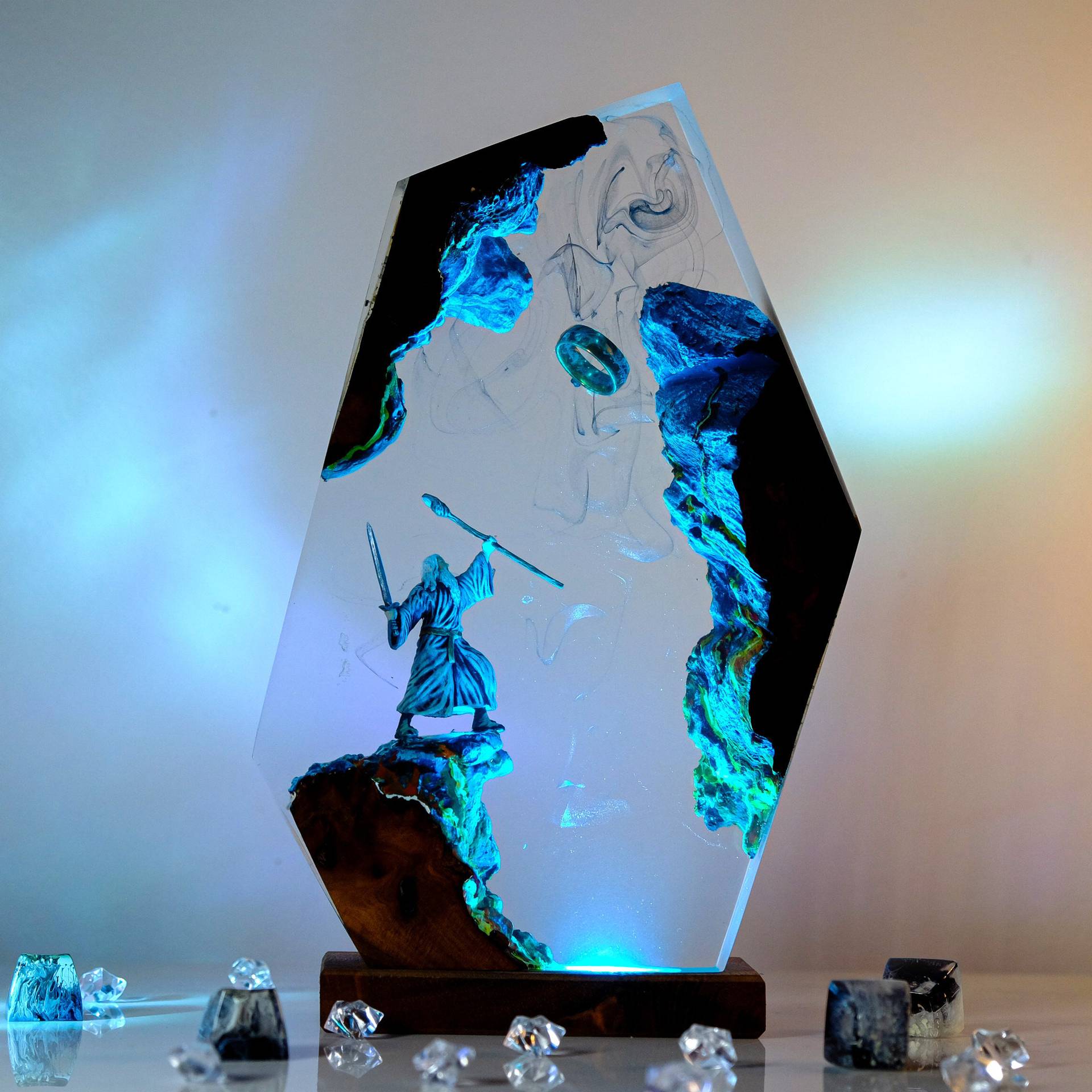 Lighting Decor For Wedding - Lampada da Tavolo in Resina con