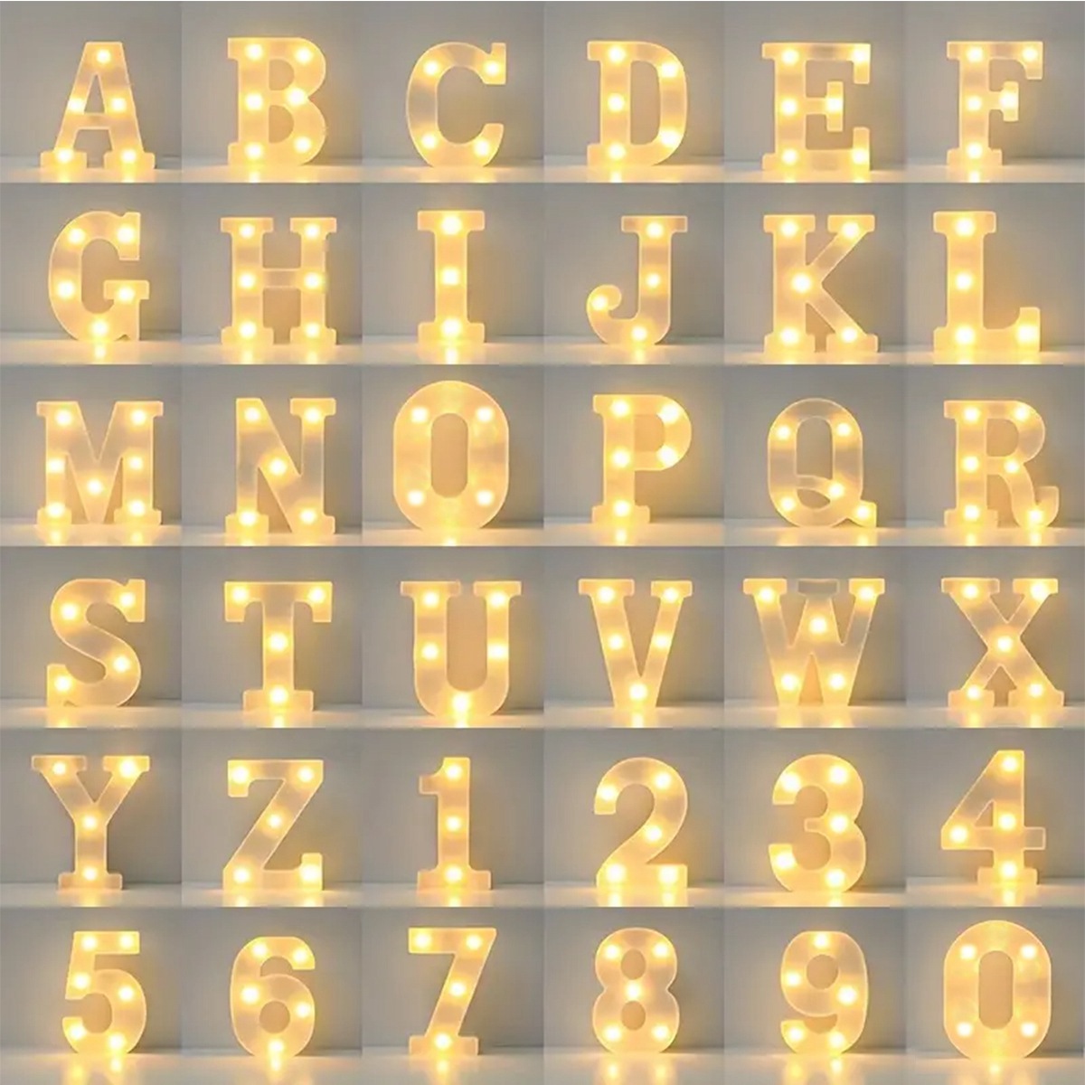 Light Up Letters Marquee - 1 pezzo di insegna luminosa a
