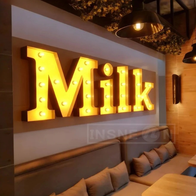 Lampadina in metallo personali - Light Up Letters Marquee recensione e prezzo