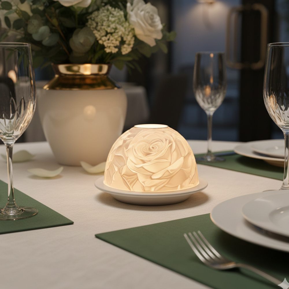 Elegante portacandele in porce - Lighting Decor For Wedding recensione e prezzo