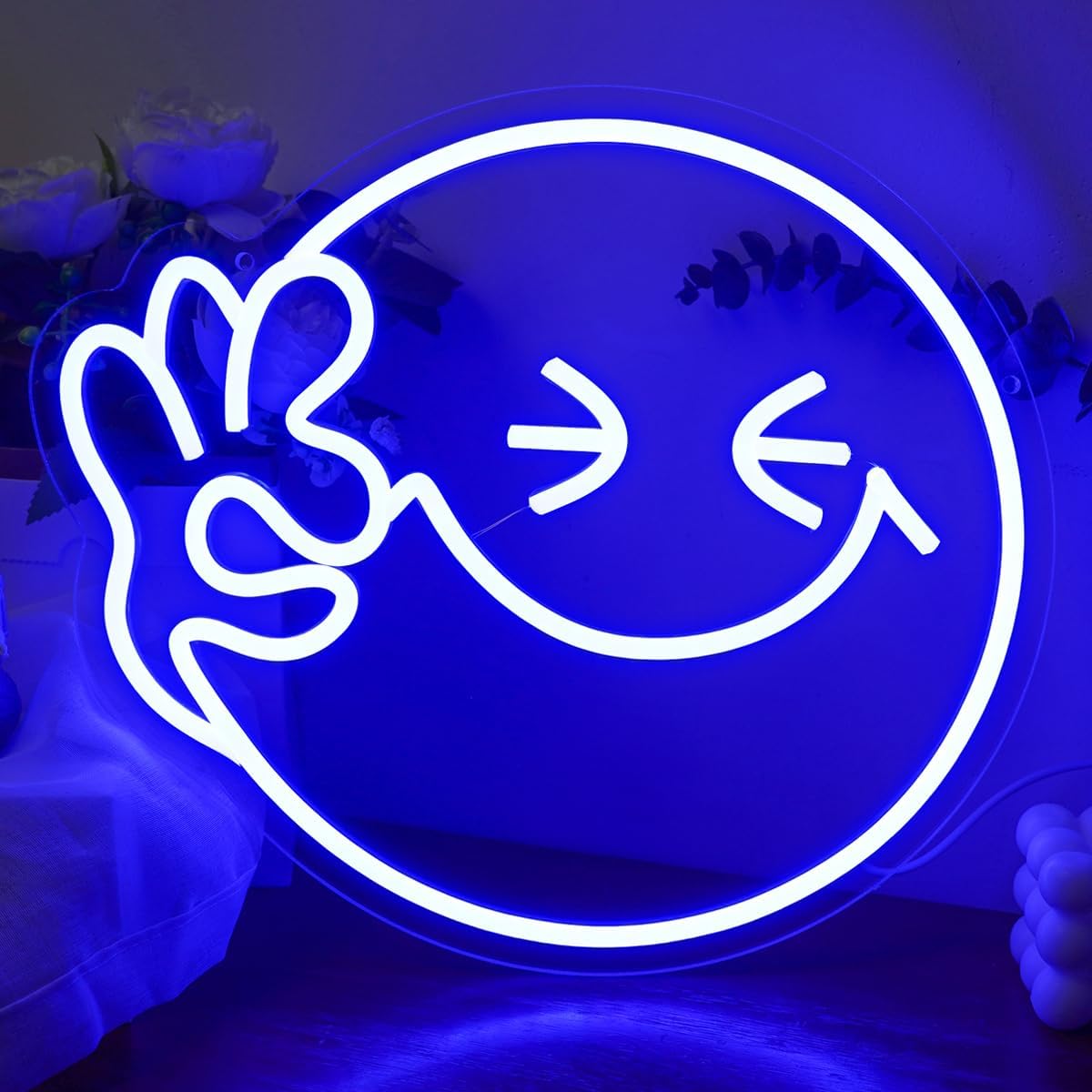 Emoji Smile OK Insegna al neon - Ok Lighting Decor recensione e prezzo