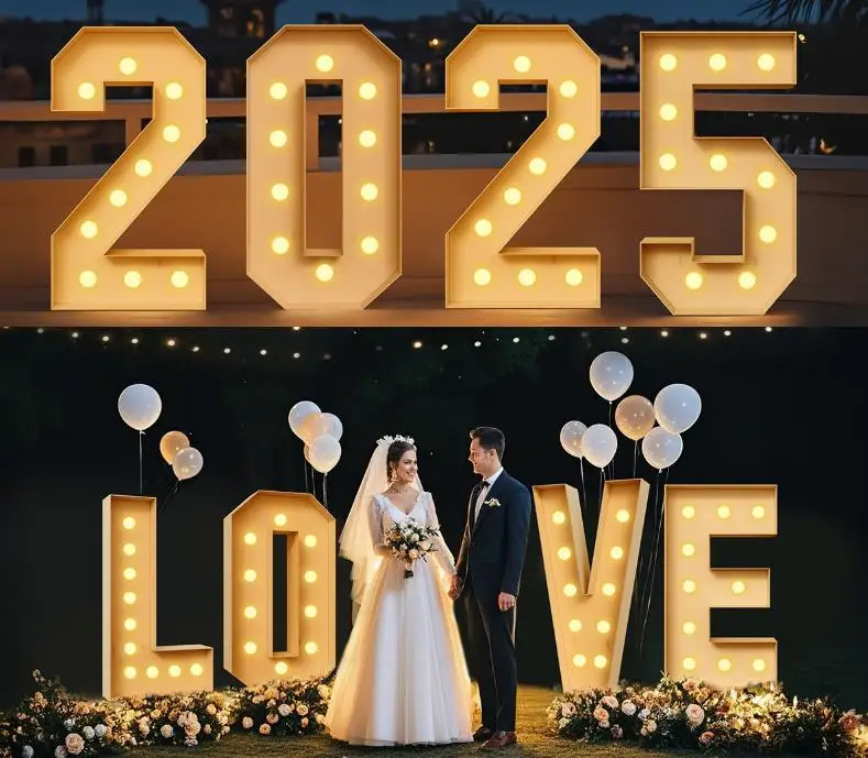 Numeri Luminosi con Luci Bianc - Light Up Letters Marquee recensione e prezzo