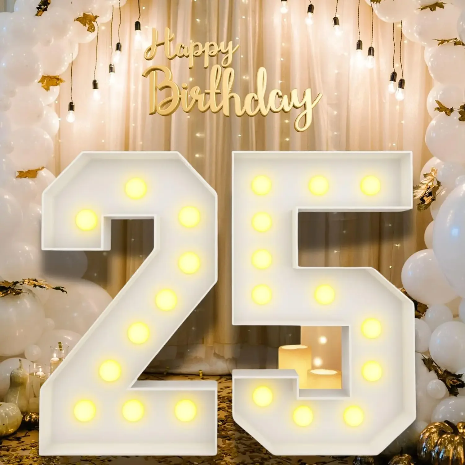 Numeri Luminosi con Luci Bianc - Light Up Letters Marquee recensione e prezzo