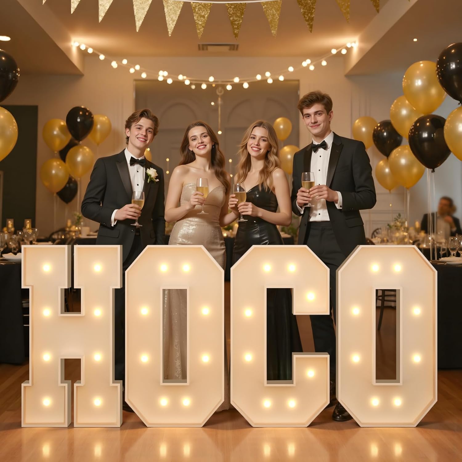 Lettere luminose a mosaico da  - Light Up Letters Marquee recensione e prezzo
