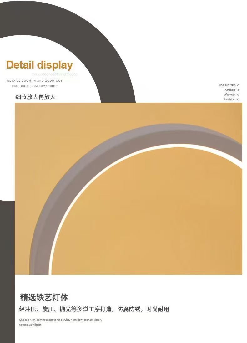 Lampada da tavolo ad anello ci - Room Decor Lighting Lamp recensione e prezzo