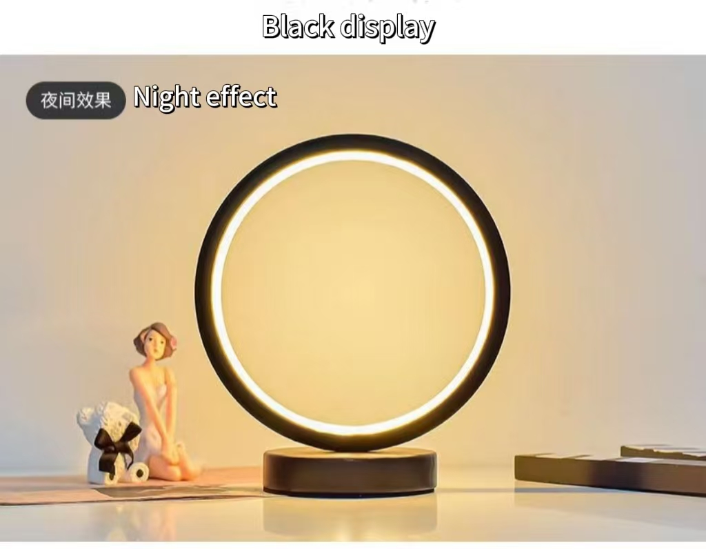 Lampada da tavolo ad anello ci - Room Decor Lighting Lamp recensione e prezzo