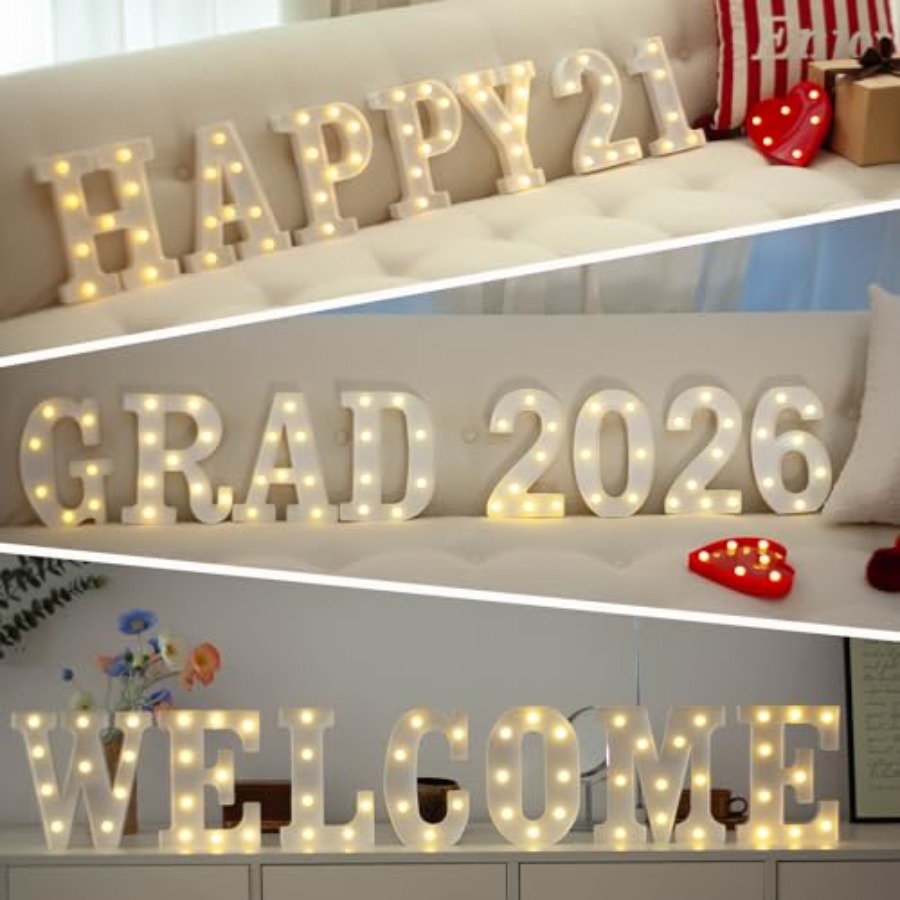 Numeri LED Luminosi, Lettere L - Light Up Letters Marquee recensione e prezzo
